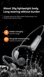 ERAZER XF22 Earphone Bluetooth 5.4 Sports Wireless Headphones Bone Conduction Headsets with Mic Neckband headphones