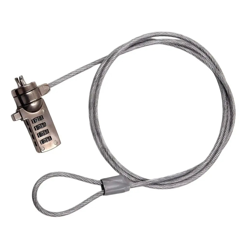 Computer Lock Security Guarantee With Key Cable Chain Anti-theft 4-digit Password for Laptop Anti-theft Lock Computer Accessorie Ürün ana görseli