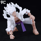 9L3D Printed Anime One Piece Naruto Demon Slayer Dummy13 Lucky T13 Movable Shapeshift Action Figures Mannequin Toys Collectors