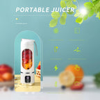 Portable Outdoor Electric Juicer 450ML  Digital Display Juice Cup USB Charging Mini Fruit Juicer