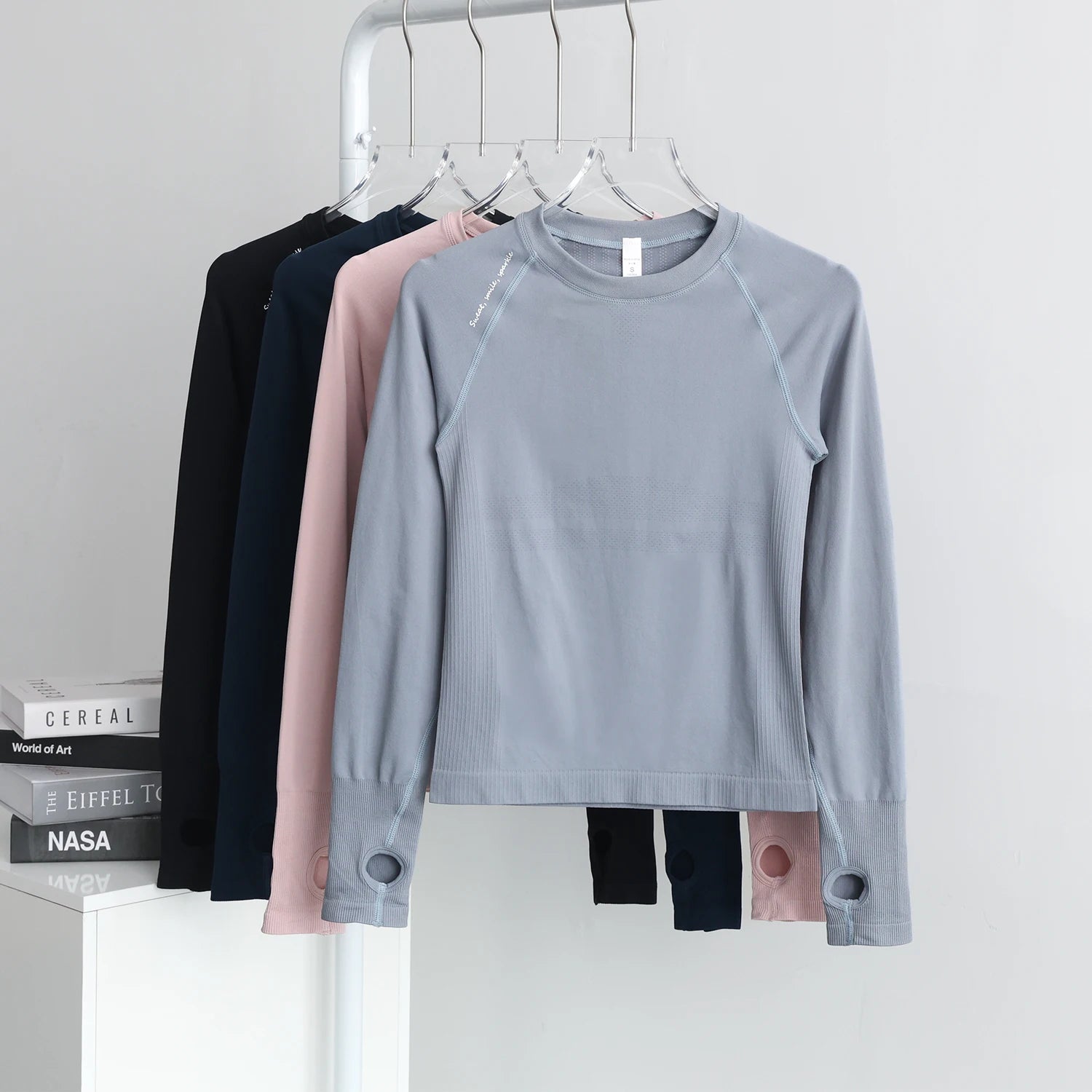 Women's Outdoor Sports Shirt Yoga Wear Fitness T-Shirt Running Workout Tops T-shirt Female Sportswear Exercise Gym Clothing Secondary image