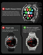 Smart Watch for Men GPS Offline Maps 2G ROM 10ATM Waterproof Heart Rate Diving Skiing Hiking Rugged Durable Smartwatch Men Women