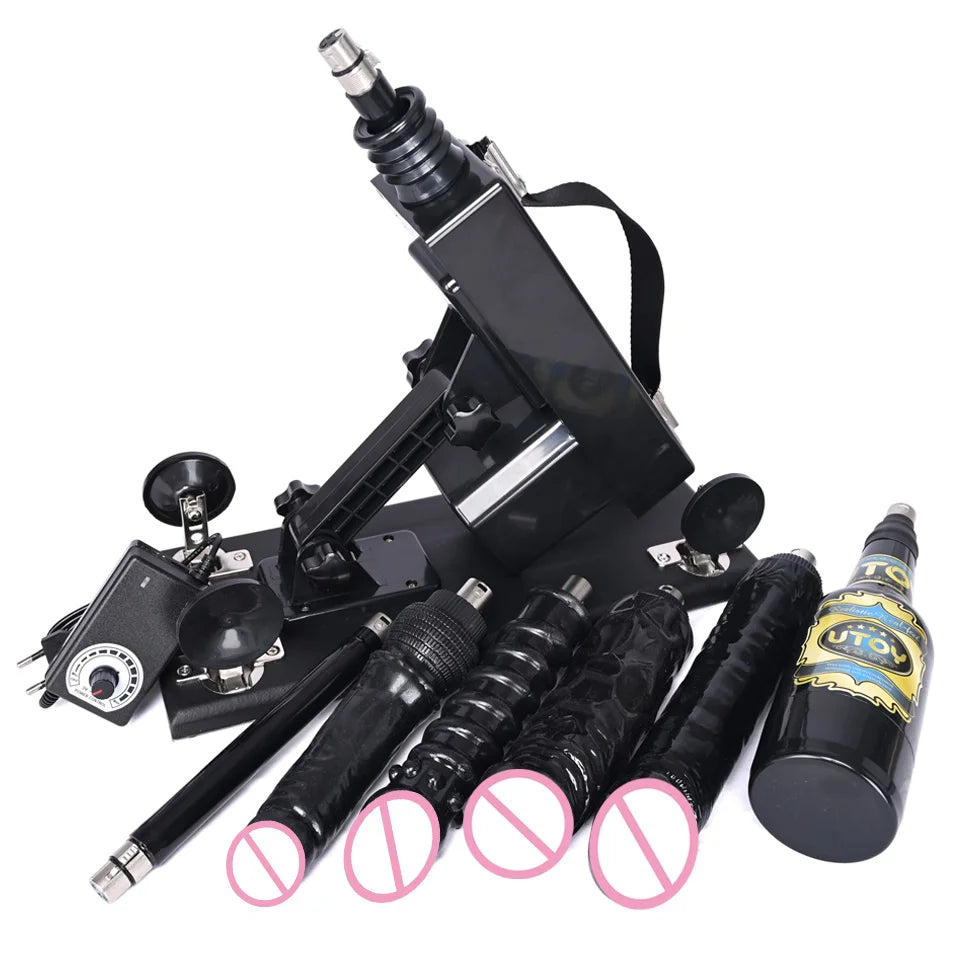 ROUGH BEAST Sex Machine for Women and Men with Dildo Attachment Automatic Masturbation Machine 3XLR Connector Sex Toys Products