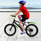 20"  7 Speeds Mountain Bike Kids Bicycle Dual-Disc Brakes Unisex Children's Bicycle Height Adjustable MTB Boys Girls Riding Bike