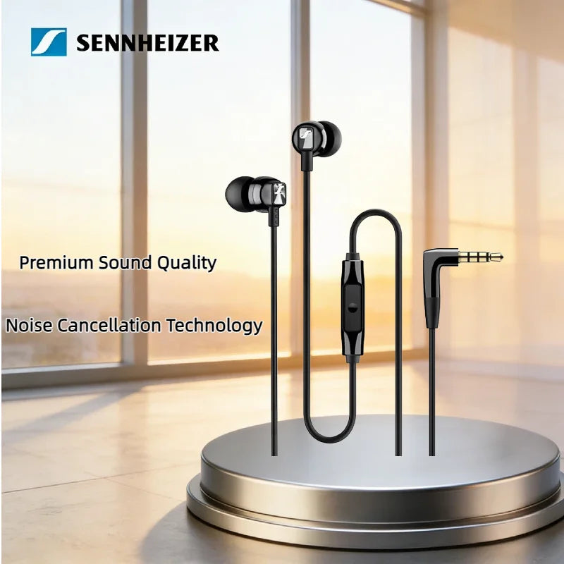 Sennheiser CX300S Wired In-Ear Earphones Pure Bass Stereo Sound Noise Isolating Original Headset for Smartphone Samsung Xiaomi Ürün ana görseli
