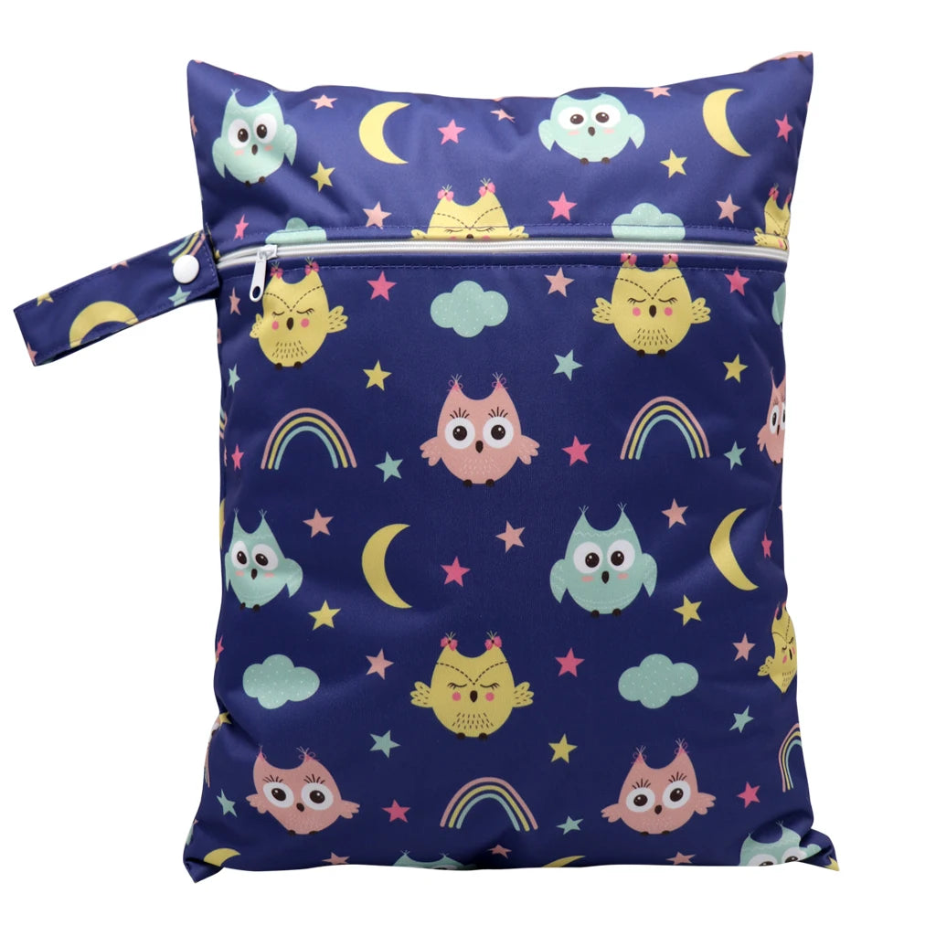 Waterproof Wet Bag Diper Bags Mummy Baby Maternity Packs Washable Zipper Diaper Caddy Organizer Dry Bag Travel Nappy Bag 30x40cm
