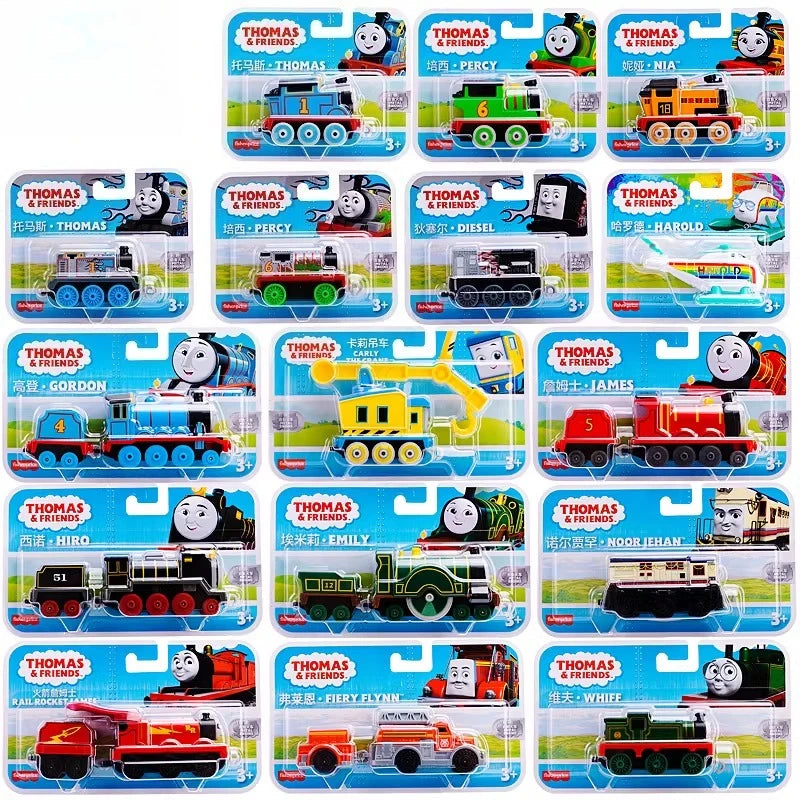 In stock Thomas & Friends Trackmaster Train Plush Along Boys Toy 1/43 Diecast Bruno Gordon Nia Hiro Crane Kana Diesel Model Gift Ürün ana görseli