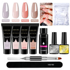 LIMEGIRL Nail Art Kit Poly Nail Gel Extending Soaking Gel Kit Nail Art Acrylic Gel Varnish Kit For Novices Semi Permanent Gel So