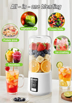 Portable Juicer Blender 450ml Juice Maker USB Rechargeable Lemon Orange Fruit Juicing Cup Electric Juice Machine Travel Juicers