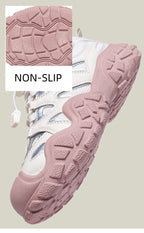 Spring Summer Fashion Pink Women's Hiking Sneakers Comfortable Non-slip Trekking Shoes Trainers Man Outdoor Sports Sneakers Men