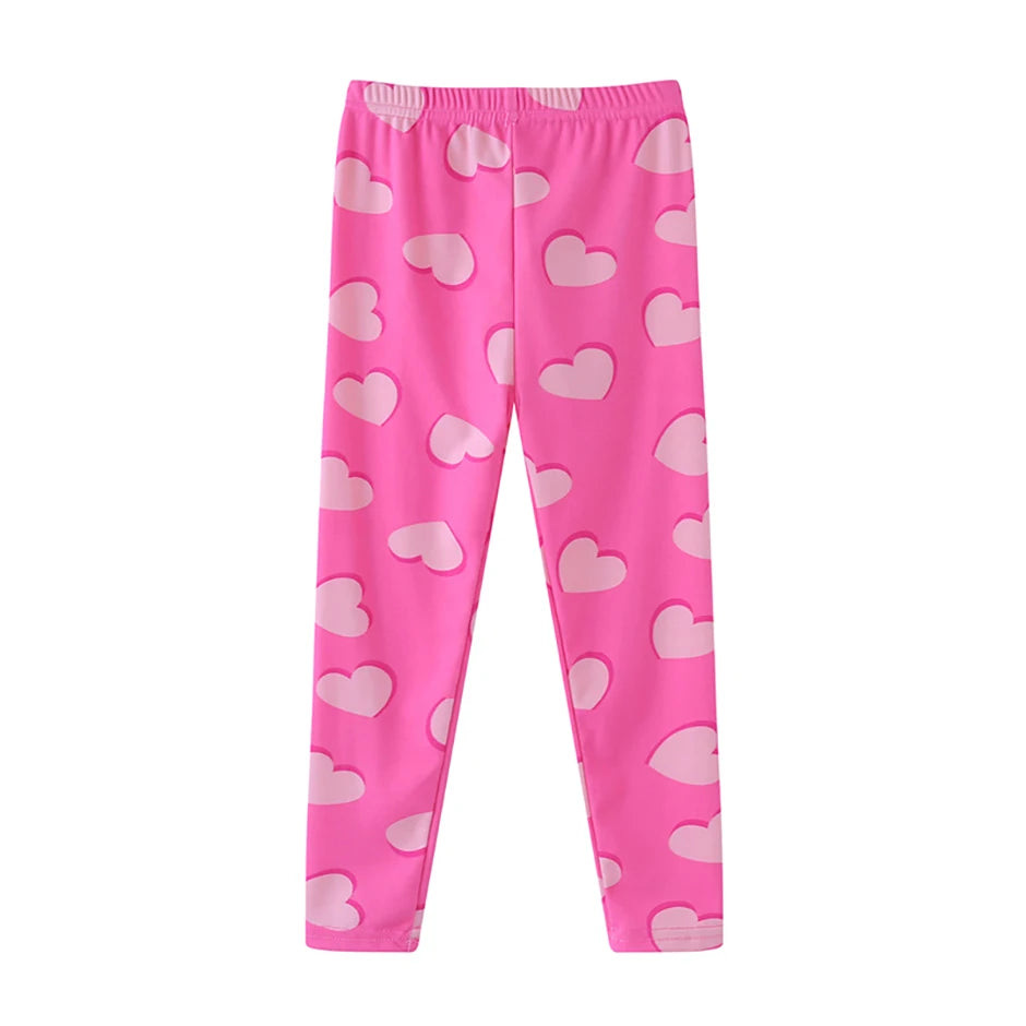 3/4-piece Autumn/Winter Children's Multi-color Combination Fashionable Slim Fit Leggings For Girls Sports And Casual Warm Pants