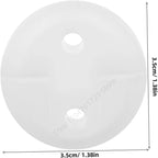 10Pcs White Electrical Safety Socket Protective Cover Baby Care Safe Guard Protection Anti Electric Shock Rotate Protectors