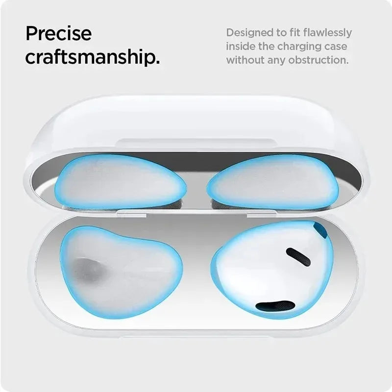 Metal Dustproof Film for Airpods Pro 3 Guard Sticker Anti-Scratch Protectors Decal Ultra Thin for Airpod Pro3 Case Accessories