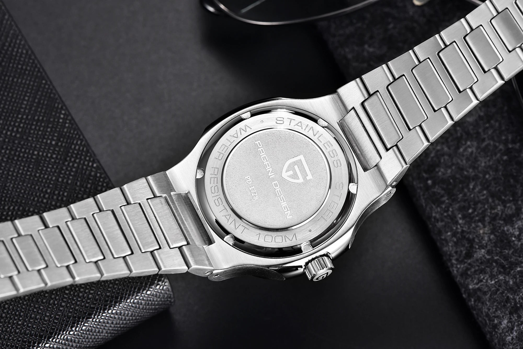 PAGANI DESIGN New Sporty Elegance Mechanical Watch Sapphire Seagull ST16 Movt Man watch Stainless Steel Luminous Men's Watches