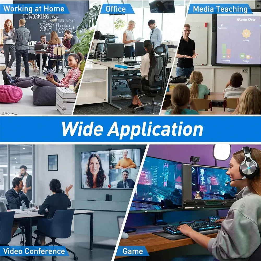 KVM Switch 4K 60Hz Switcher USB 3.0 Hub Docking Station Splitter Dock 2 Computers Share Keyboard Mouse Printer PC Accessories