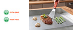 SucceBuy Commercial Electric Griddle 50-300°C Adjustable Temp Control, Stainless Steel Countertop Flat Top Grill for Steak Panc