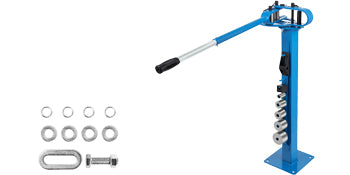 SucceBuy YP-38 Floor Mounted  Bender with 7 Dies Mutifunctional 44in Telescopic Rubber Handle Copper Steel Tube Bending Tool