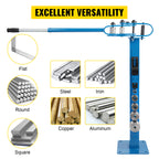 SucceBuy YP-38 Floor Mounted  Bender with 7 Dies Mutifunctional 44in Telescopic Rubber Handle Copper Steel Tube Bending Tool