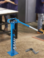 SucceBuy YP-38 Floor Mounted  Bender with 7 Dies Mutifunctional 44in Telescopic Rubber Handle Copper Steel Tube Bending Tool